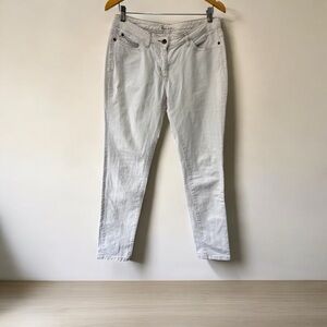 BODEN Women's White/Cream JLow Rise Slim‎ Jeans Size 14